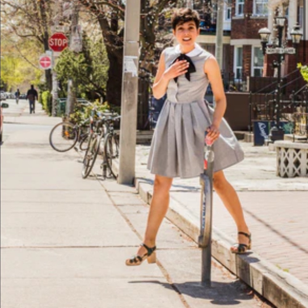 Act Three Apparel gingham dress size 2 (xs)